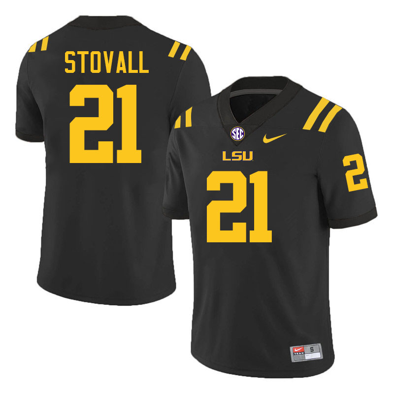 Jerry Stovall LSU Tigers Jersey,Louisiana State University Tigers Football Jersey-Black